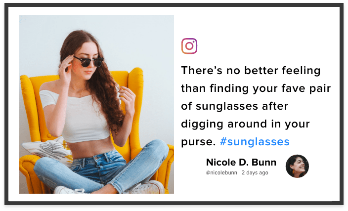 ugc para pantallas digitales