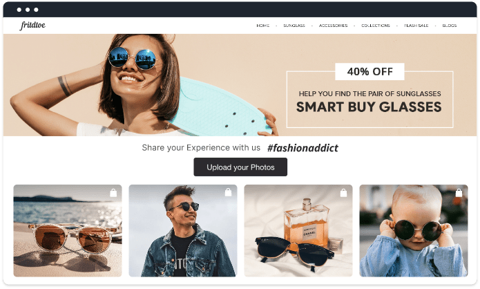 Incrustar contenido generado por el usuario en el sitio web