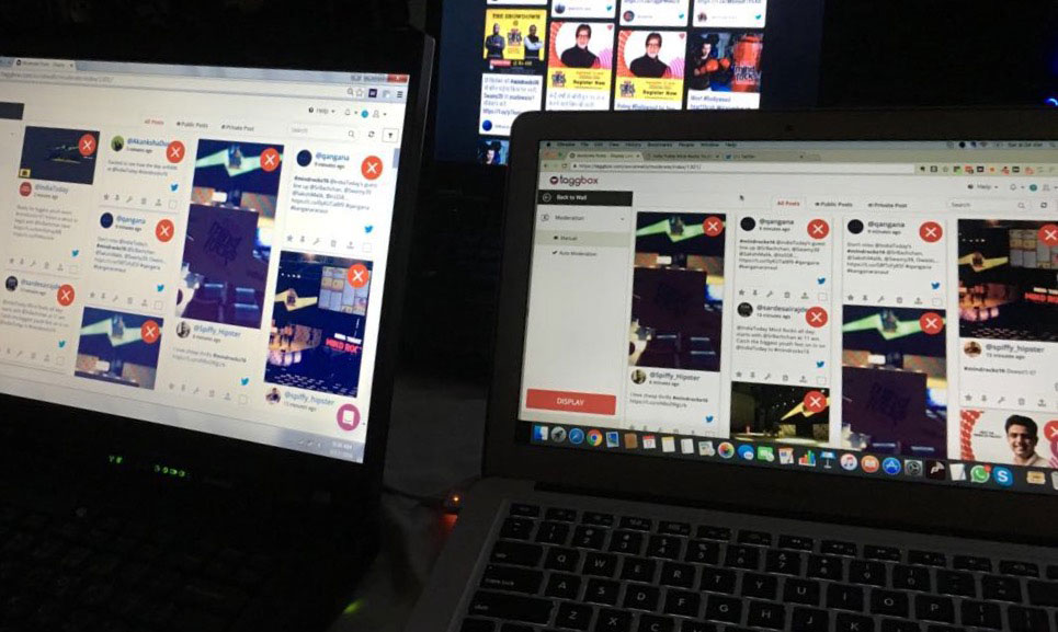 moderación del muro social