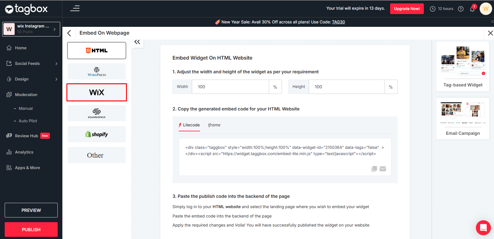 Wix como plataforma de creación de sitios web