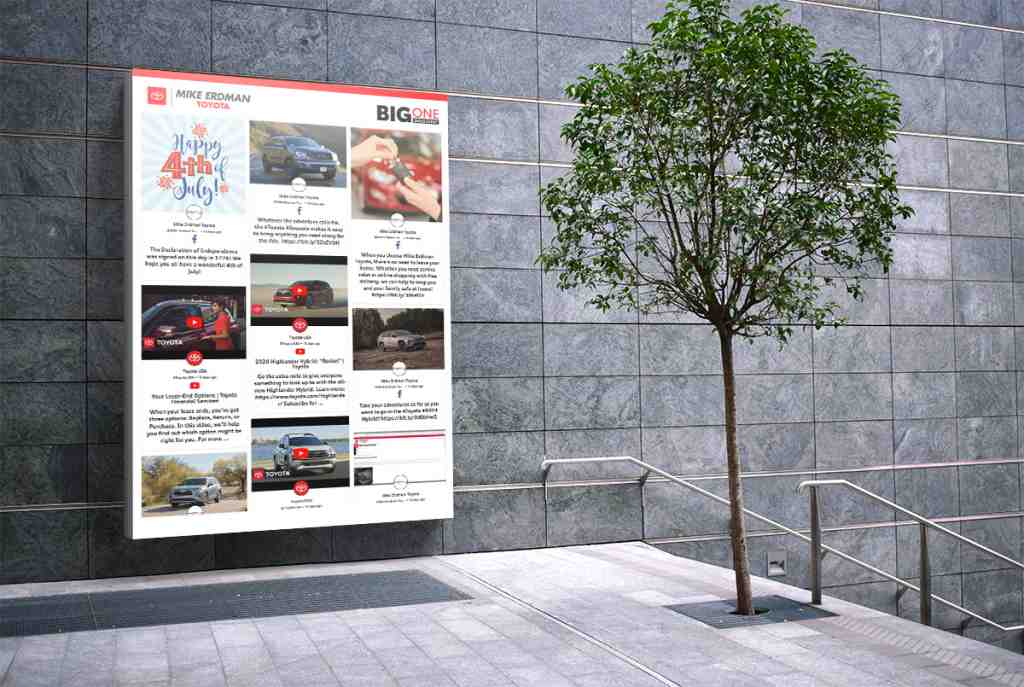 公共デジタルサイネージ