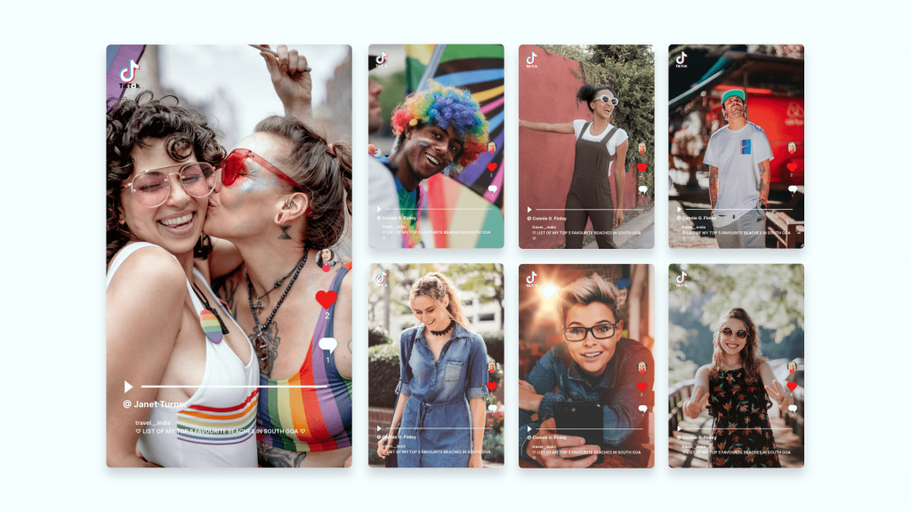 Vídeos comprables de TikTok