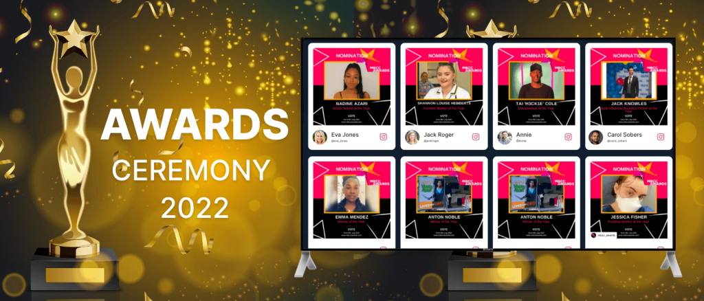 Metaverse awards ceremony