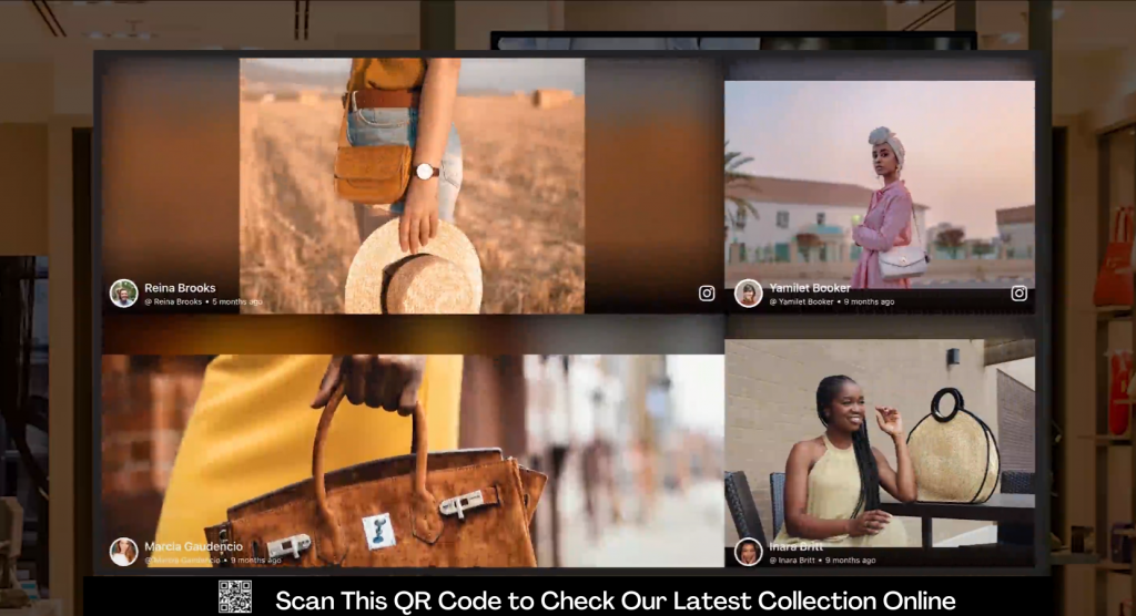 Códigos QR en carteles digitales