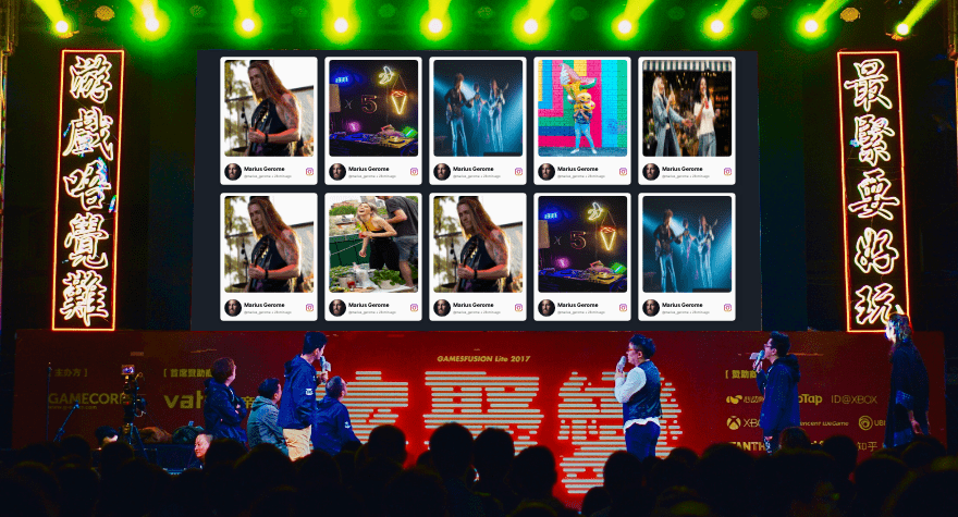 nutzergenerierte Inhalte in Events