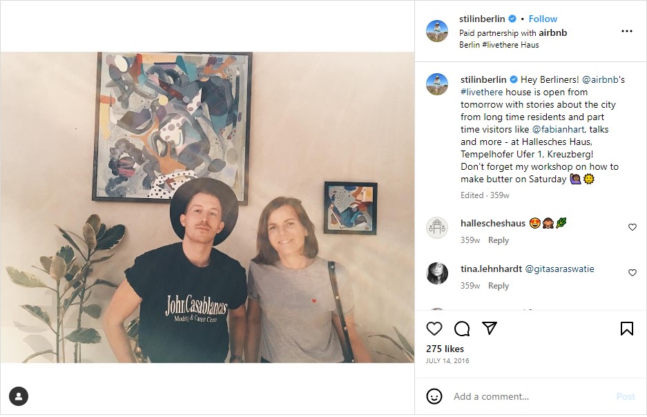 airbnb influencer campaign