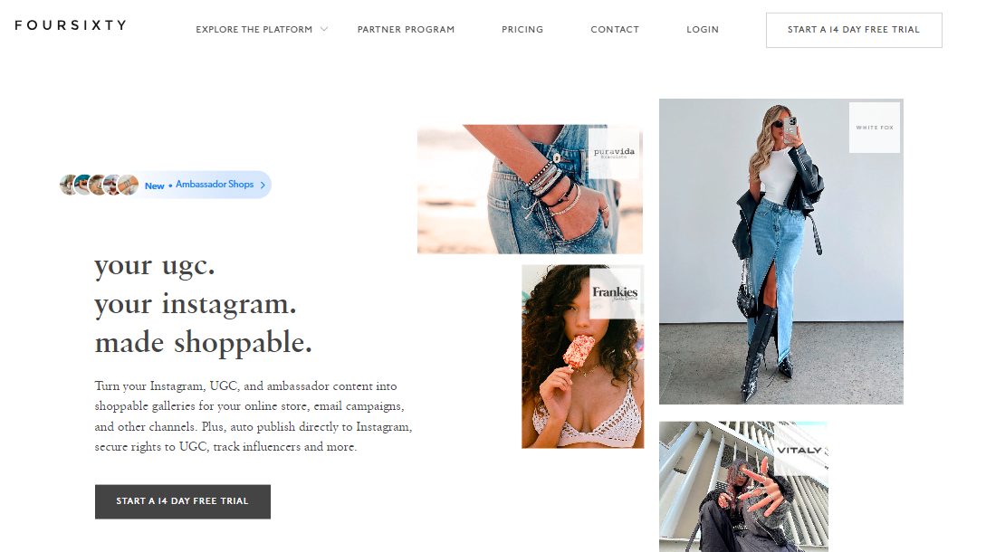 Foursixty - Plataformas UGC
