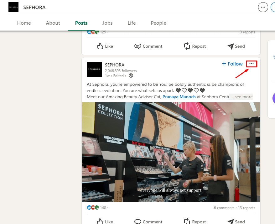 XNUMXつのドットをクリックします