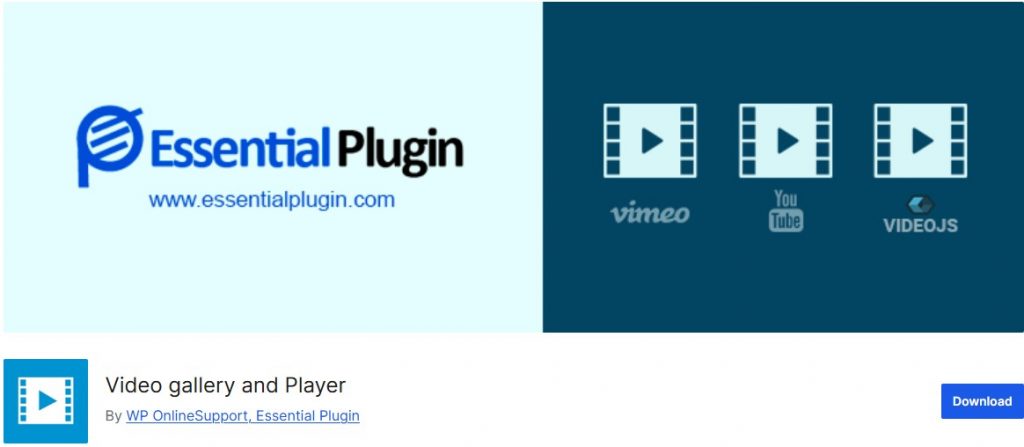 Galería de vídeos HTML5