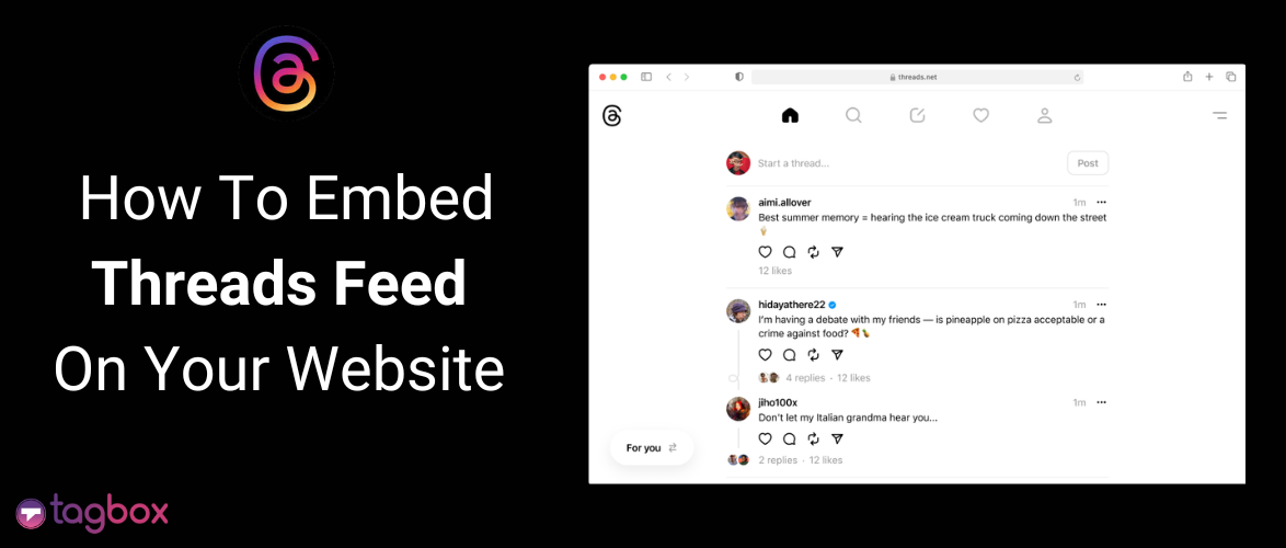 Embed Threads Feed On Your Website