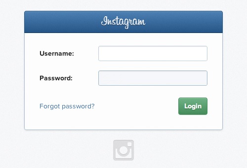 login instagram