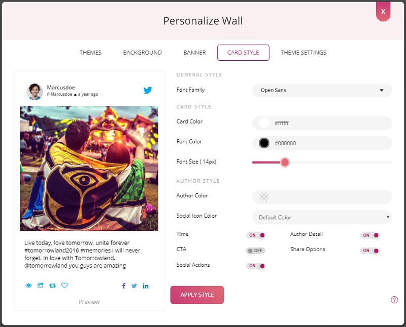 Social Media-Widget einbetten