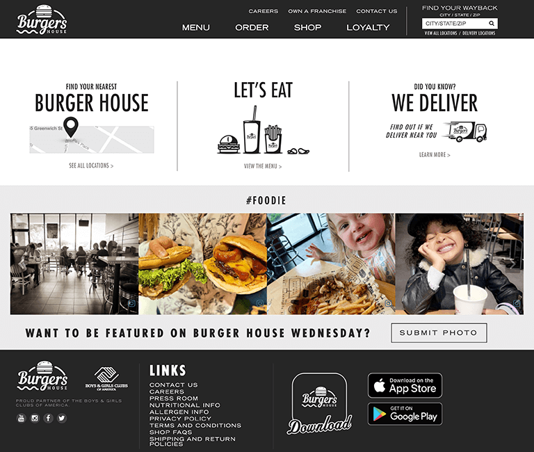 hamburger del passato