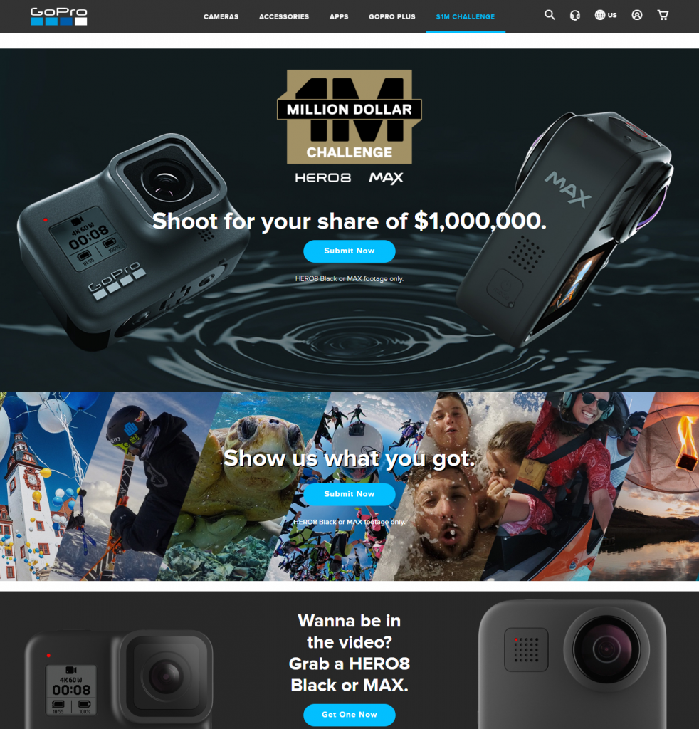 conteúdo de engajamento do usuário no site