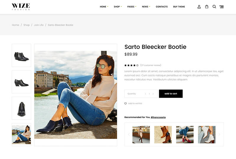 flusso social media wordpress