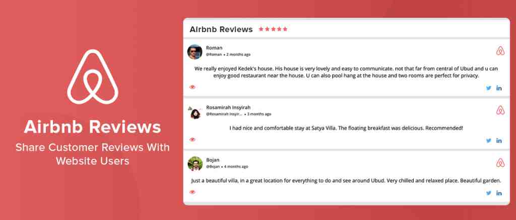 airbnb reviews