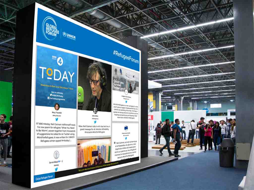 イベント用ソーシャル メディア ボード