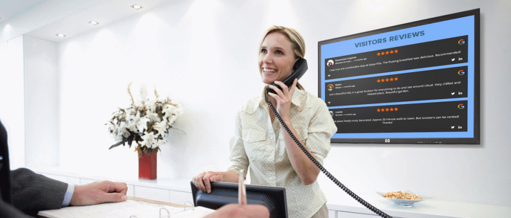 visualizzare le recensioni sugli schermi