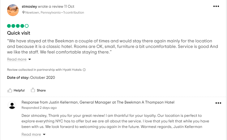 レビューとフィードバック