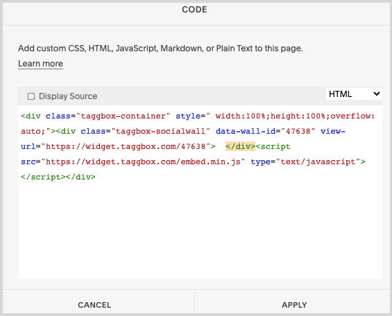 how do i add reviews to my squarespace website