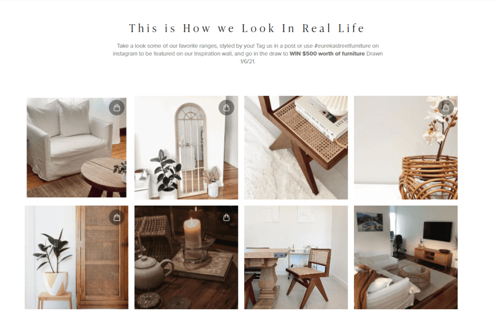 Shoppable Content examples