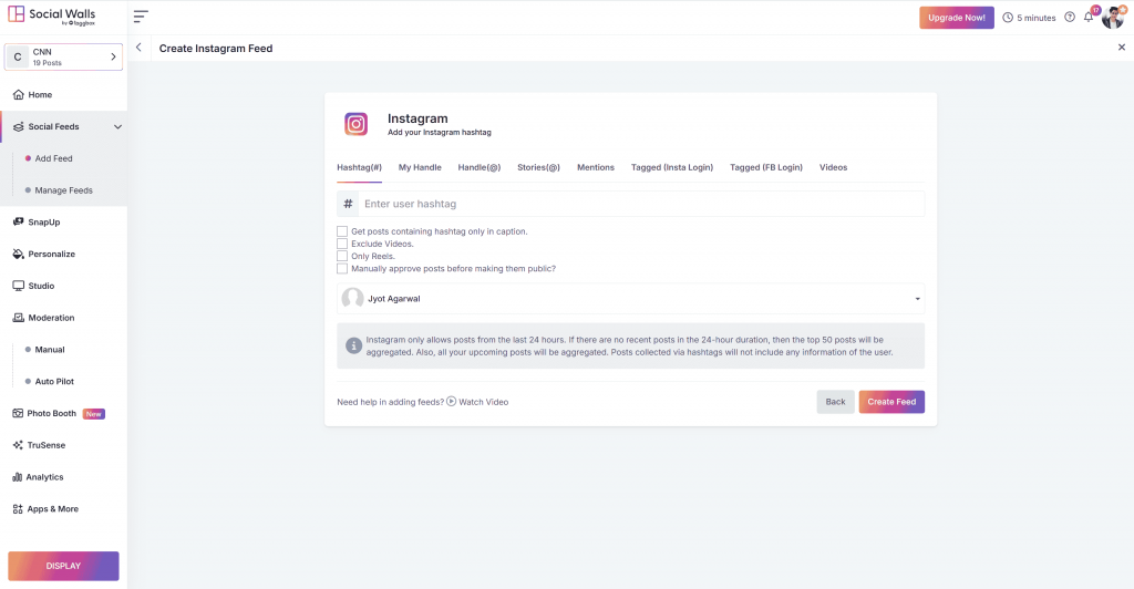 Instagram Feed Social Walls