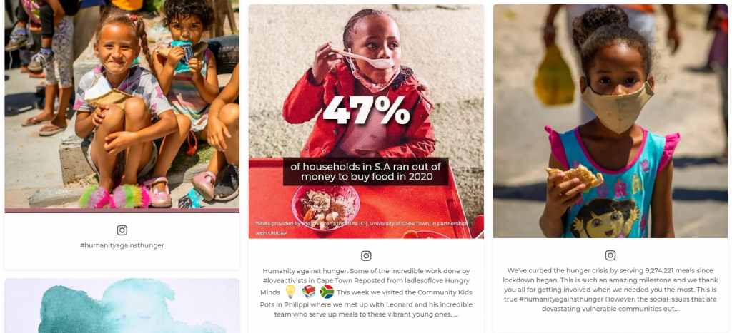 virtuele fondsenwervende sociale muur