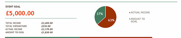 virtueel fondsenwervingsbudget