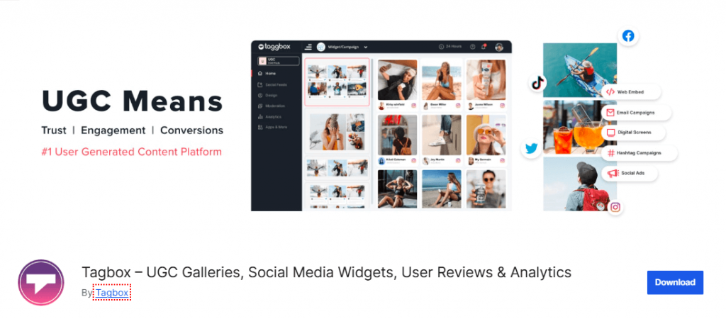 Taggbox WordPress-Plugin