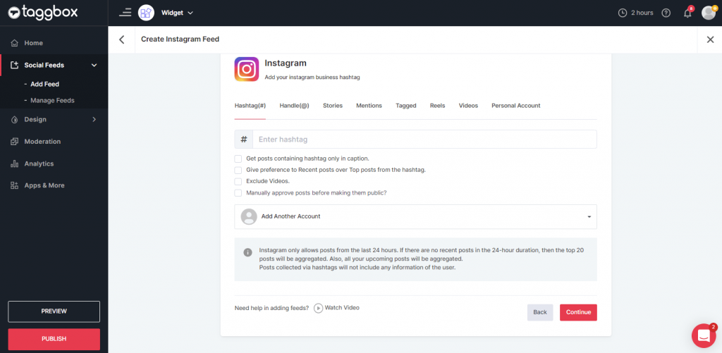 Verbindungstyp wählen