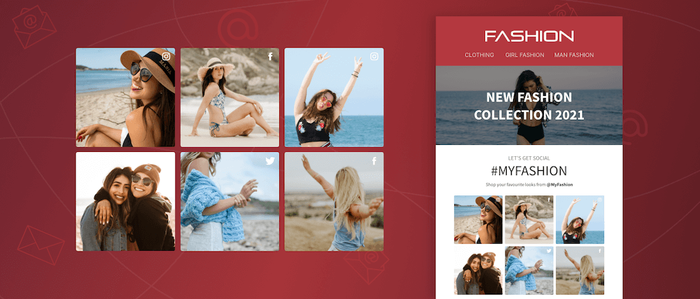 Campañas de correo electrónico de contenido generado por el usuario
