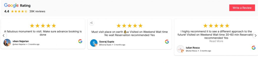 Google-Bewertungskarussell