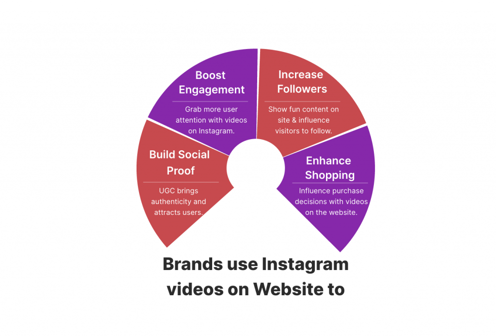 mostra video Instagram sul sito web