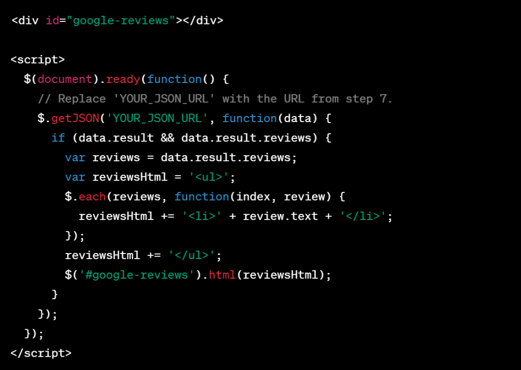 Google-recensies insluiten op WordPress met behulp van de Google API