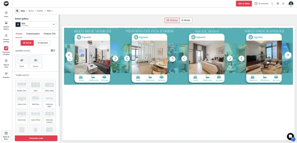 Social-Media-Feed anpassen