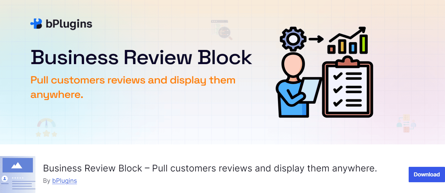 Business Review Block wordpress plugin