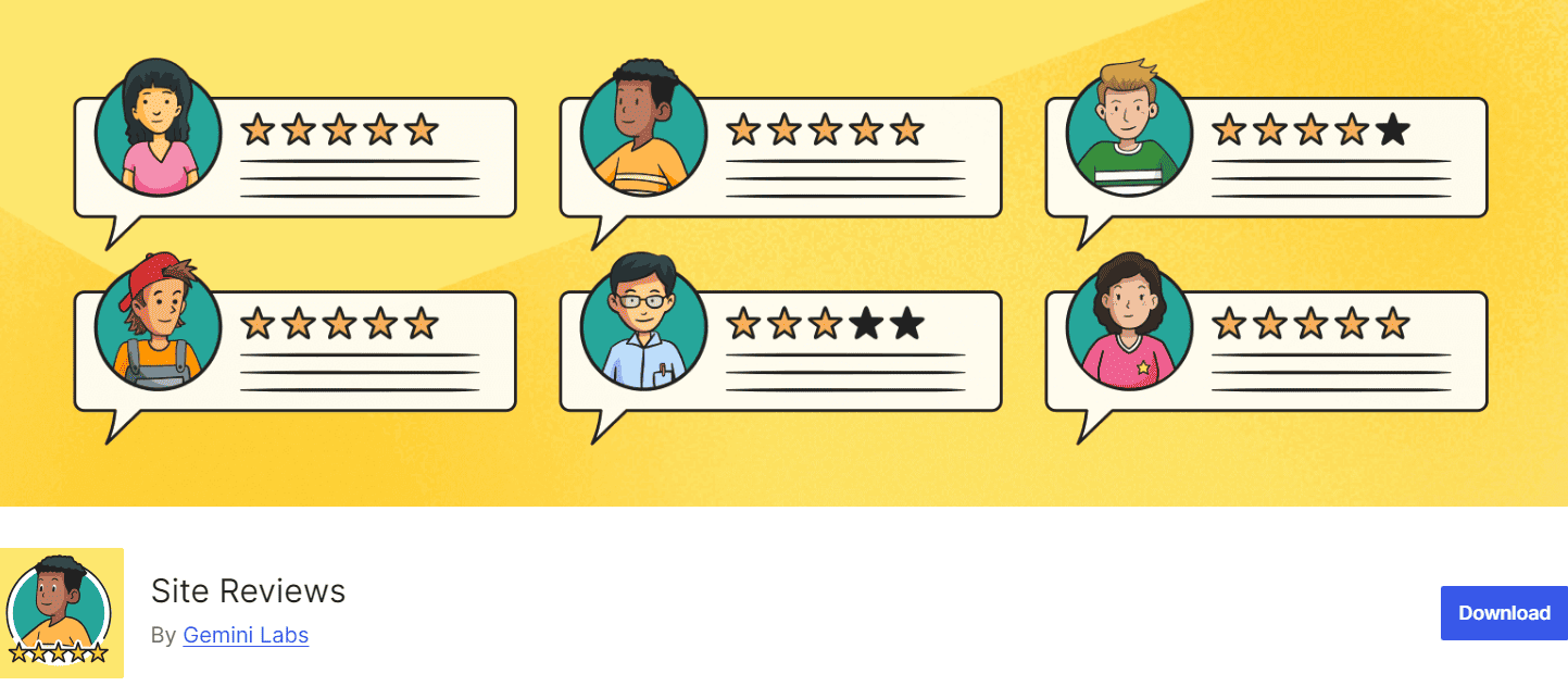 Reviews And Ratings wordpress plugin