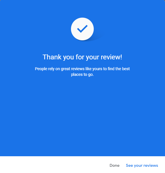 Thank you for review