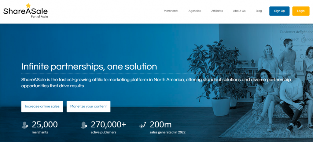Programa de afiliados de ShareASale