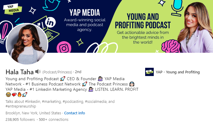 Hala Taha - LinkedIn Influencers