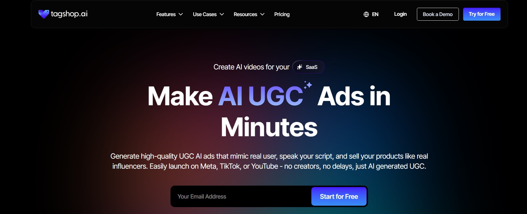 Tagshop AI Video Ads Platform