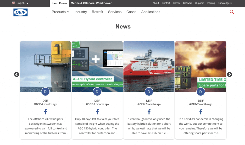 come aggiungere il feed di Facebook al sito web