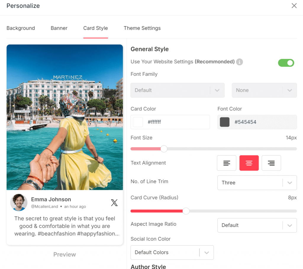 Facebook 网站上的评论