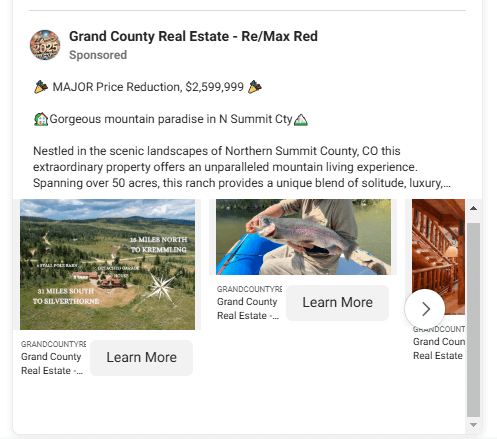不動産の値下げ広告