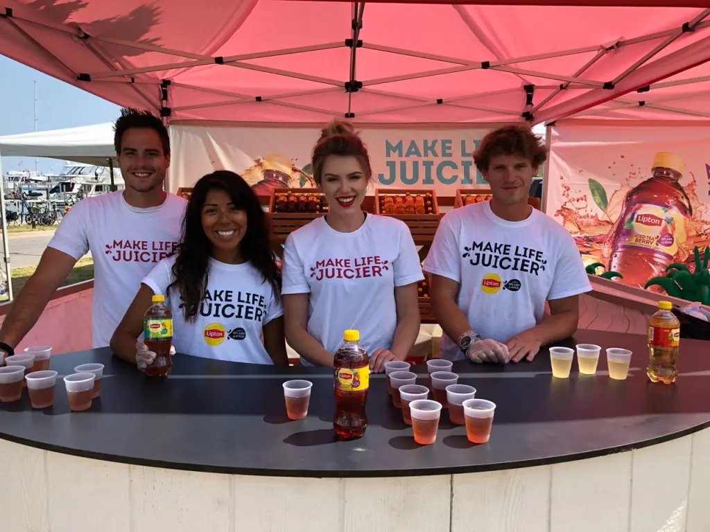 Event sampling marketing examples