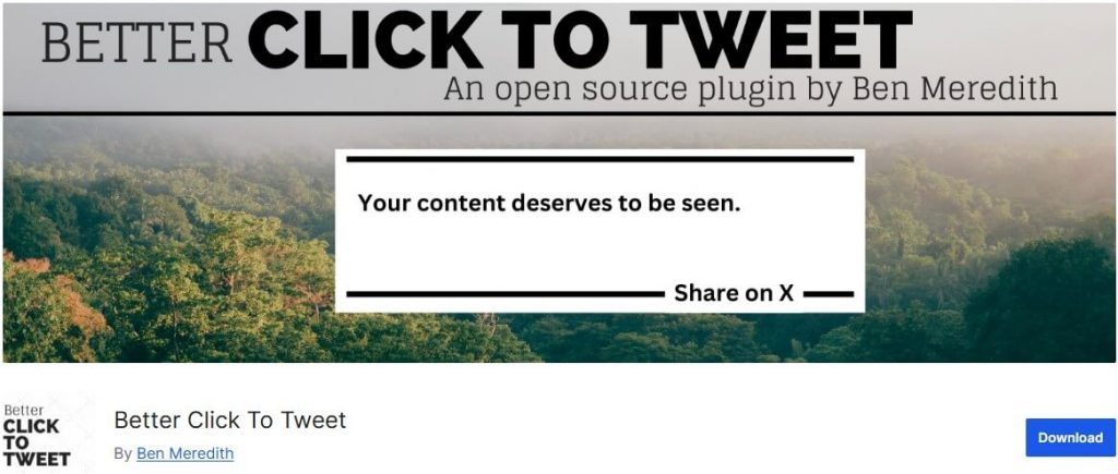 better click to tweet