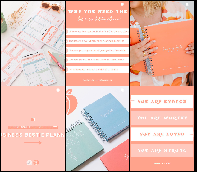 Grid Layout Instagram Feed Ideas