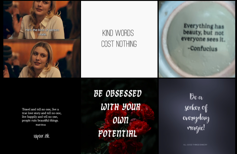 quote Instagram Feed Ideas