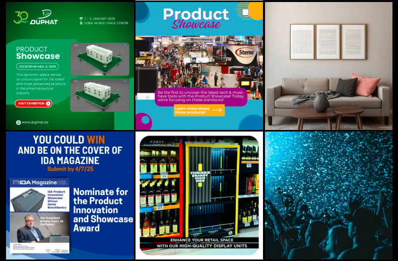 product showcase Instagram Feed Ideas