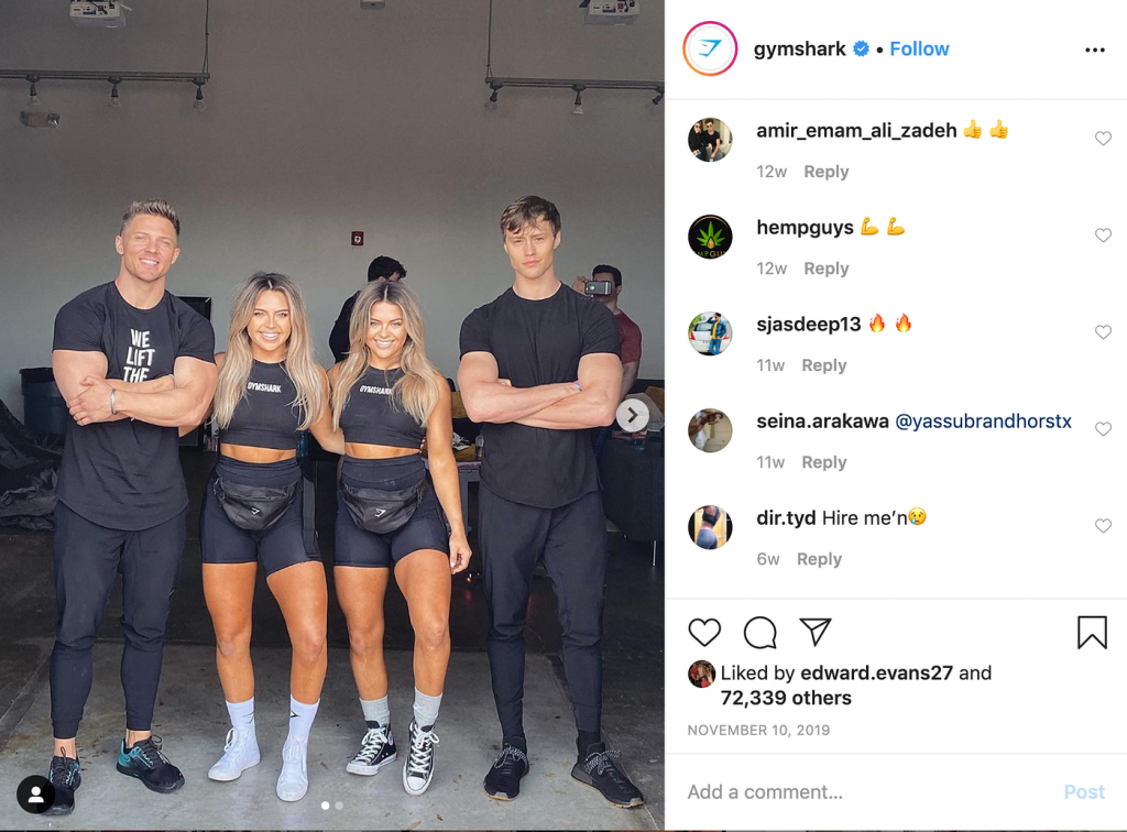 Gymshark の UGC TikTok 広告